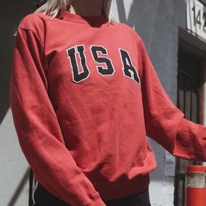 USA brandy melville crewneck